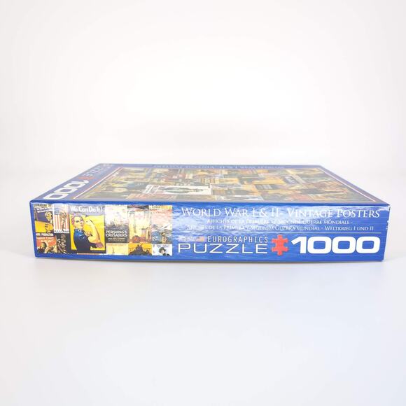Eurographics 1000 Piece "World War I & II Vintage Posters" Jigsaw Puzzle - NWOT - Picture 7 of 13